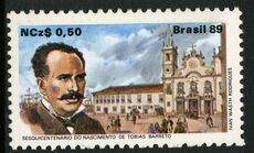 Brazil 1989 Tobias Barreto unmounted mint.