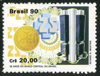 Brazil 1990 State Central Bank unmounted mint.