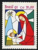 Brazil 1991 Christmas unmounted mint.