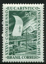 Brazil 1955 Eucharist Congress unmounted mint.