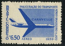 Brazil 1959 Caravelle Airplanes unmounted mint.