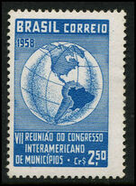 Brazil 1958 Municipality Congress unmounted mint.