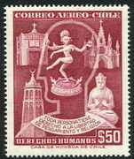 Chile 1959 Human Rights Religious Symbols unmounted mint.