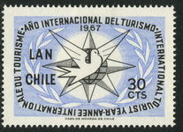 Chile 1967 International Tourist Year unmounted mint.