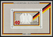 West Germany 1974 Federal Republic souvenir sheet unmounted mint.