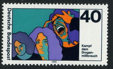 West Germany 1975 Drug Abuse unmounted mint.