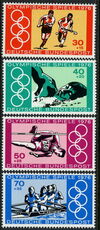 West Germany 1976 Olympics Montreal Set From souvenir sheet unmounted mint.