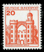 West Germany  1979 20pf pfaueninsel Castle unmounted mint.