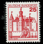 West Germany  1979 25pf Gemen Castle unmounted mint.