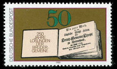 West Germany  1980 Moravian Daily Bible unmounted mint.