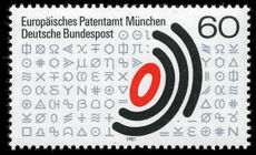 West Germany  1981 European Patent Office unmounted mint.