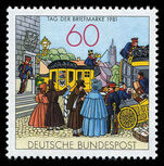 West Germany  1981 Stamp Day unmounted mint.