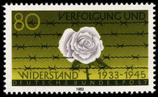 West Germany 1983 Persecution And Resistance unmounted mint.