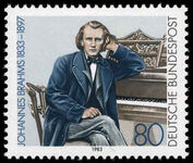 West Germany 1983 Johannes Brahms unmounted mint.