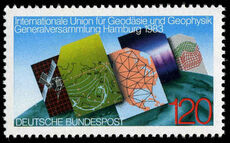 West Germany 1983 Geodesy & Geophysics unmounted mint.