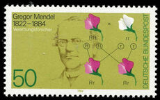 West Germany 1984 Gregor Mendel unmounted mint.