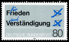 West Germany 1984 Peace & Understanding unmounted mint.