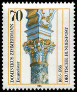 West Germany 1985 Dominikus Zimmermann unmounted mint.