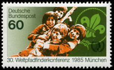 West Germany 1985 Scouts unmounted mint.