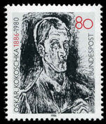 West Germany 1986 Oskar Kokoschka unmounted mint.
