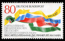 West Germany 1986 Catholic Students unmounted mint.