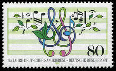 West Germany 1987 Choir Association unmounted mint.