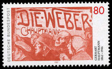 West Germany 1987 Gerhard Hauptmann unmounted mint.