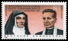 West Germany 1988 Edith Stein unmounted mint.