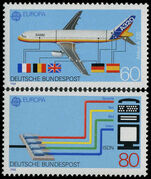 West Germany 1988 Transport & Communication unmounted mint.
