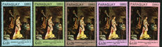 Paraguay 1967 Art Barocci Painting part set unmounted mint.