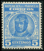 Paraguay 1954 5c Silvio Pettirossi Aviatrix unmounted mint.