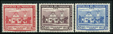 Paraguay 1954 San Roque Church three values unmounted mint.