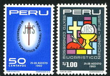 Peru 1960 Eucharist Congress unmounted mint.