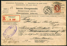 Switzerland 1901 30c P11.5x12 on cover