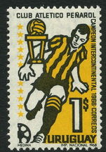 Uruguay 1968 Soccer unmounted mint.