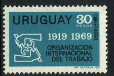 Uruguay 1969 ILO unmounted mint.